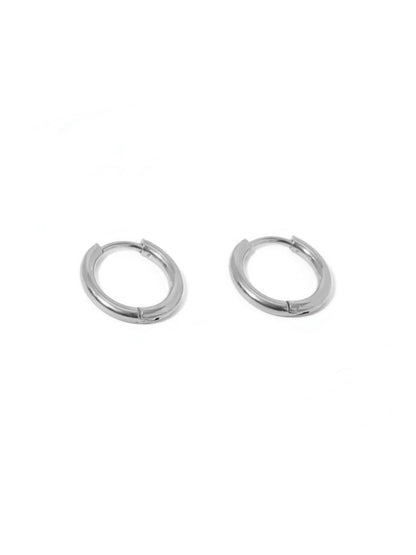 Small Silver Hoops