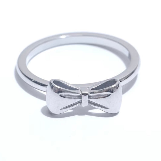 Silver Bow Ring