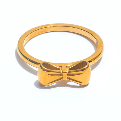 Gold Bow Ring